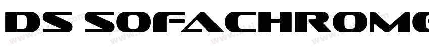 DS Sofachrome Italic字体转换
